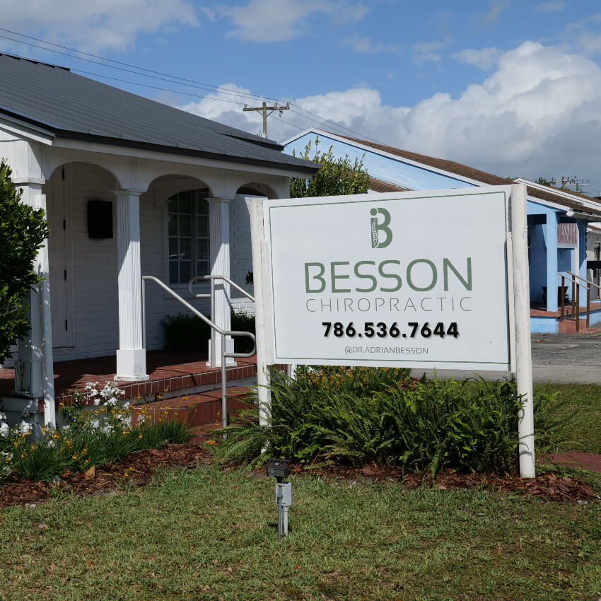 Besson Chiropractic sign