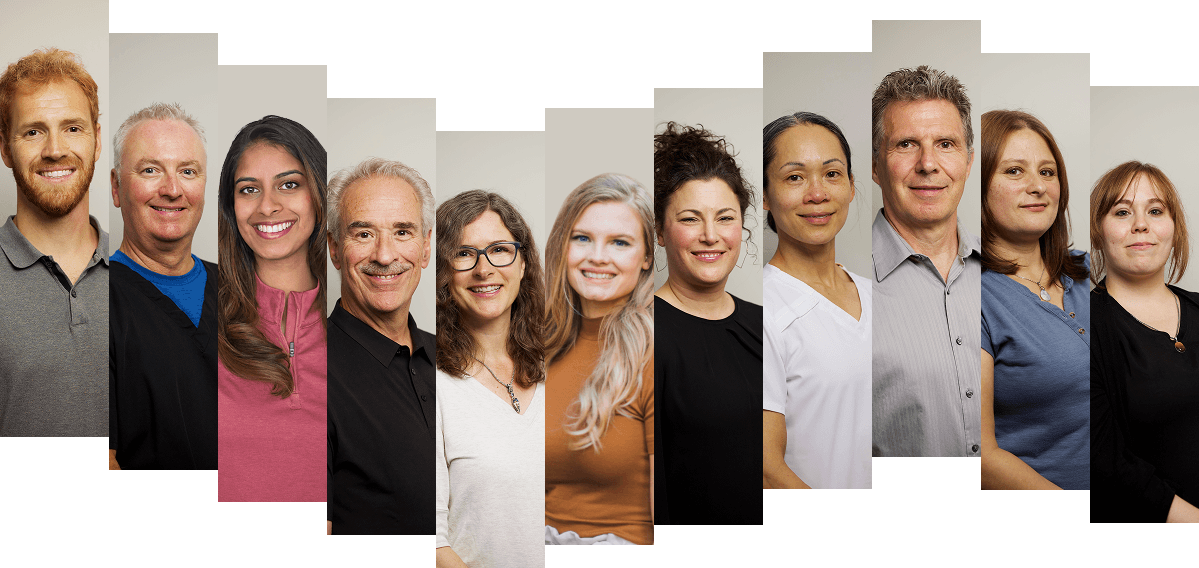 headshots of team members