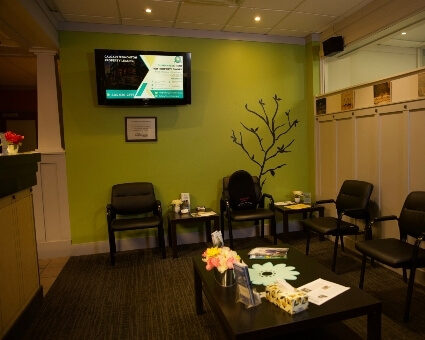 Active Back to Health waiting room