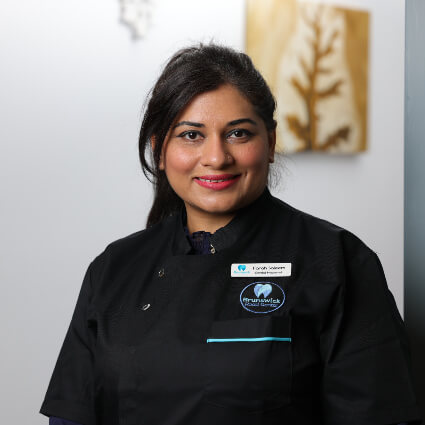 Farah, dental hygienist