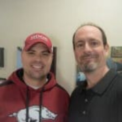 Dr. Clay Gross and male patient
