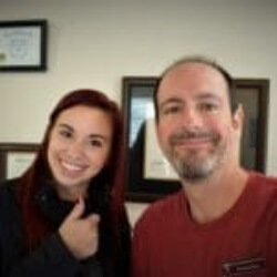 Dr. Clay Gross and female patient