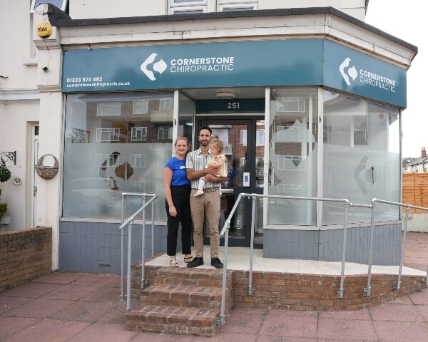 About Us Chiropractors and young child