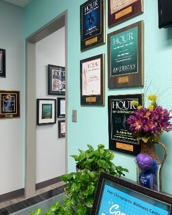 Peer Chiropractic Wellness Center reception area