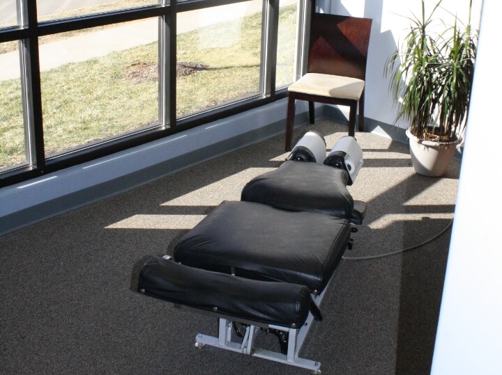 our chiropractic adjusting area