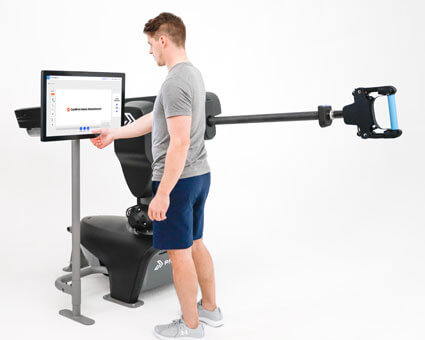 man with proteus machine