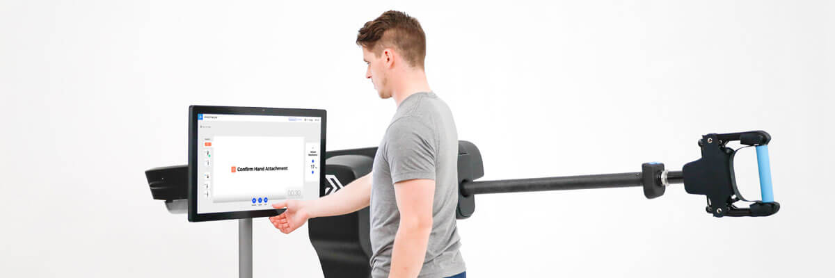 man with proteus machine