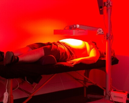 Warm Laser Therapy Treatment used on Vienna patient