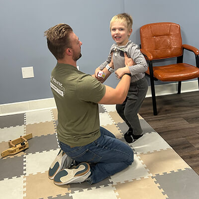 Dr Noah and happy boy