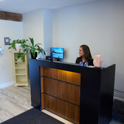 reception desk