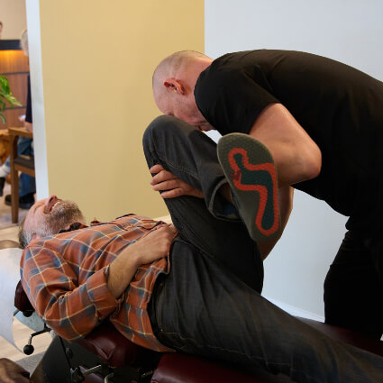 adjusting hip