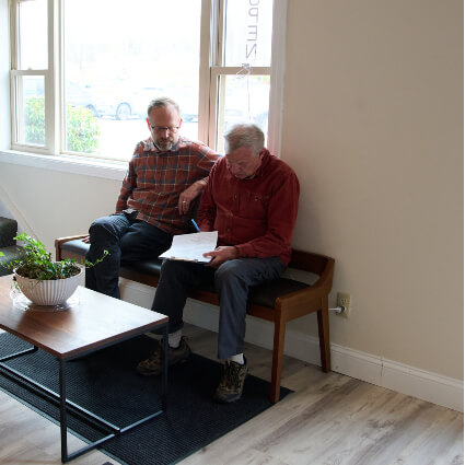patients in waiting room