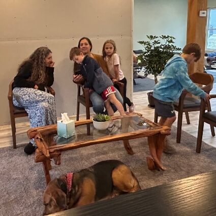 patients in our waiting area