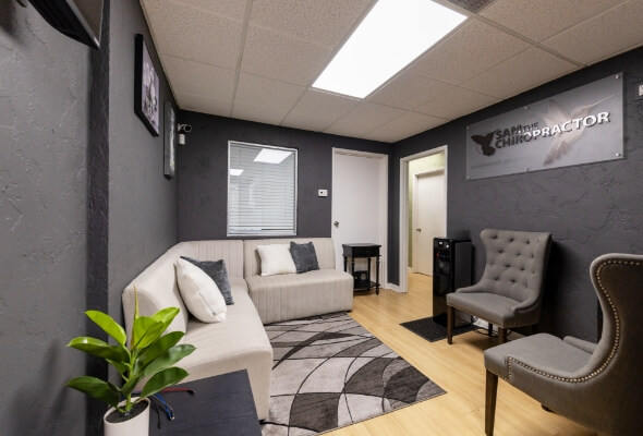 Sam The Chiropractor reception area