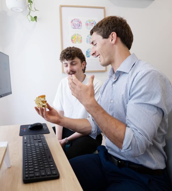 Mount Barker Chiropractor talking to patient