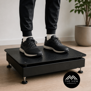 Vibration plate for posture