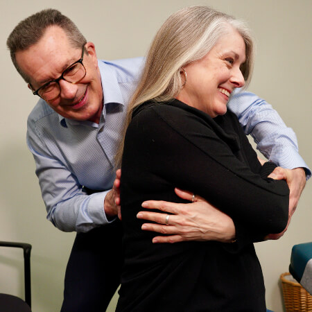 Seattle chiropractor adjusting a female patient