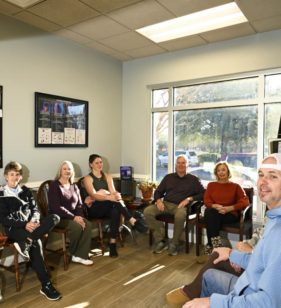 Myrtle Beach patients sitting in waiting room