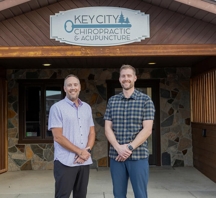 our Sturgis chiropractors standing outside the office