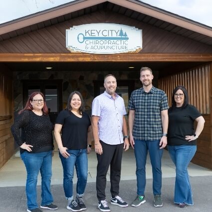 our team outside the office