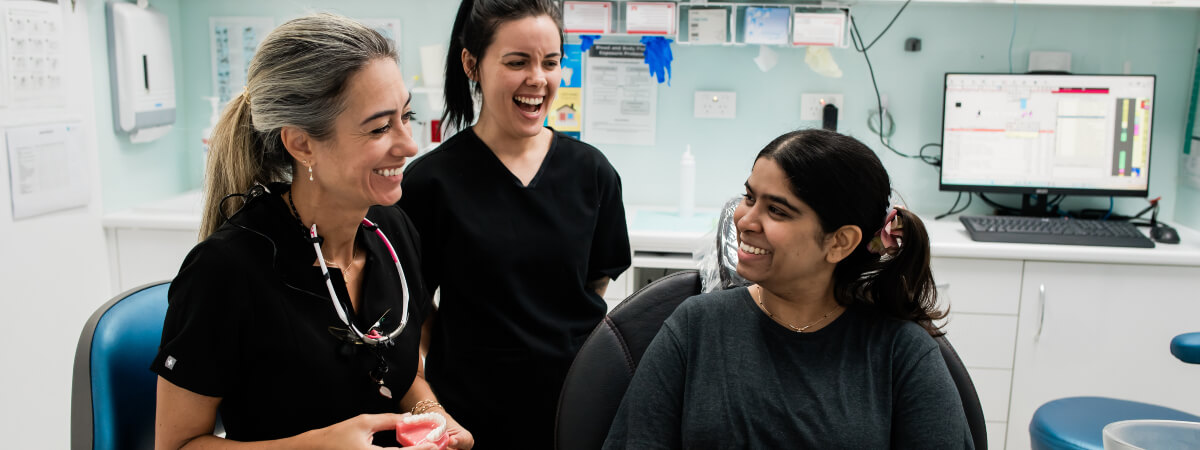 Maryborough patient in a dental consultation