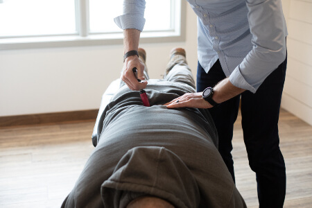 Activator technique used on back