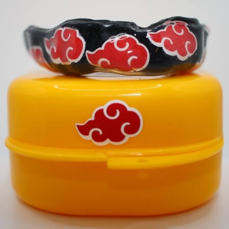 Yellow custom mouthguard