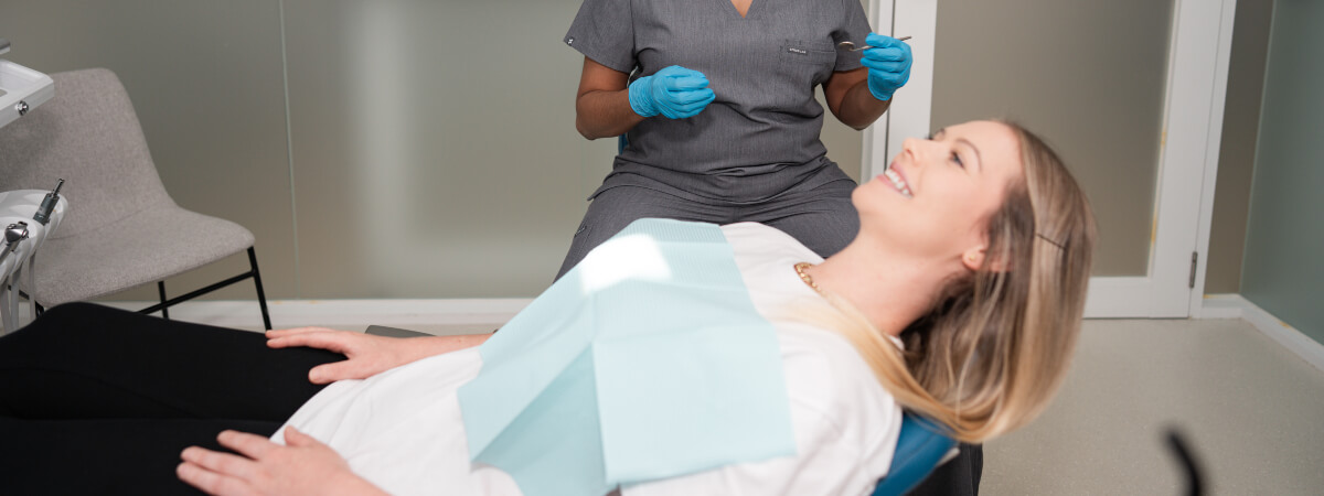 Croydon patient in a dental consultation