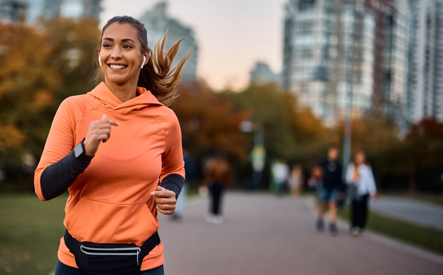 Woman jogging