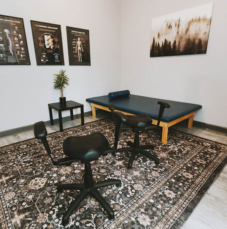 view of Mind and Spine Chiropractic's adjusting area