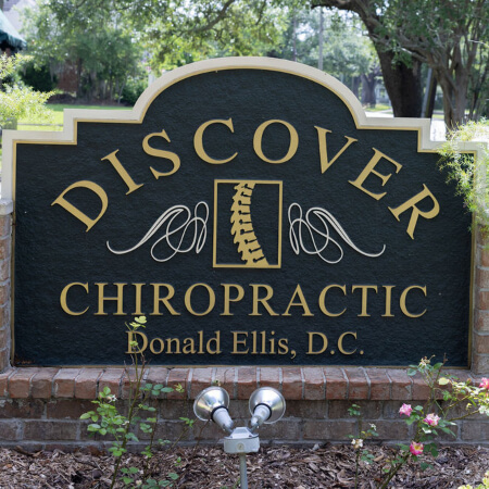 Discover Chiropractic Center exterior signage