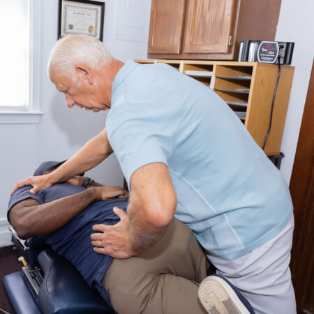 Side adjustment for male patient
