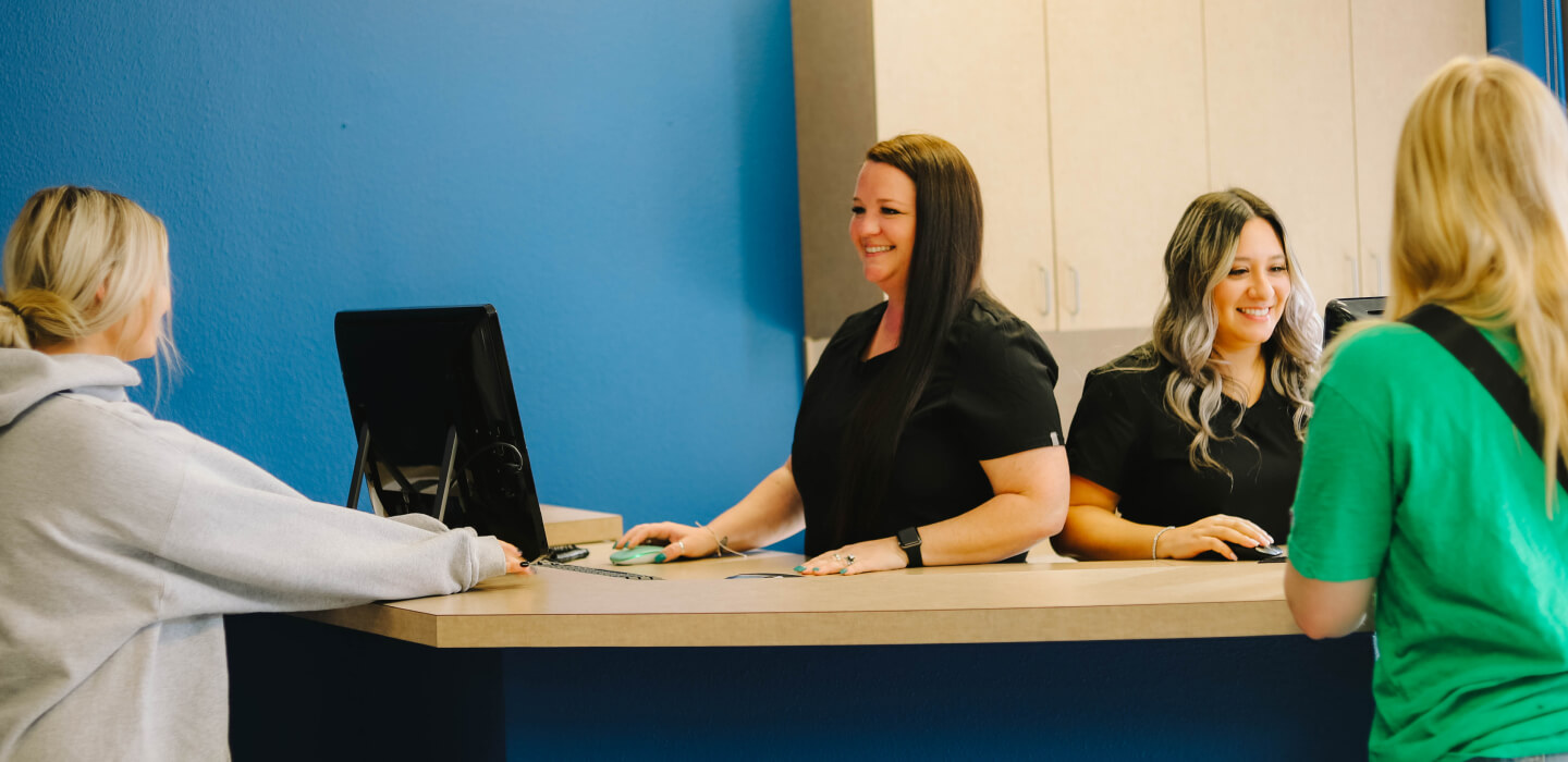 Global Chiropractic reception area
