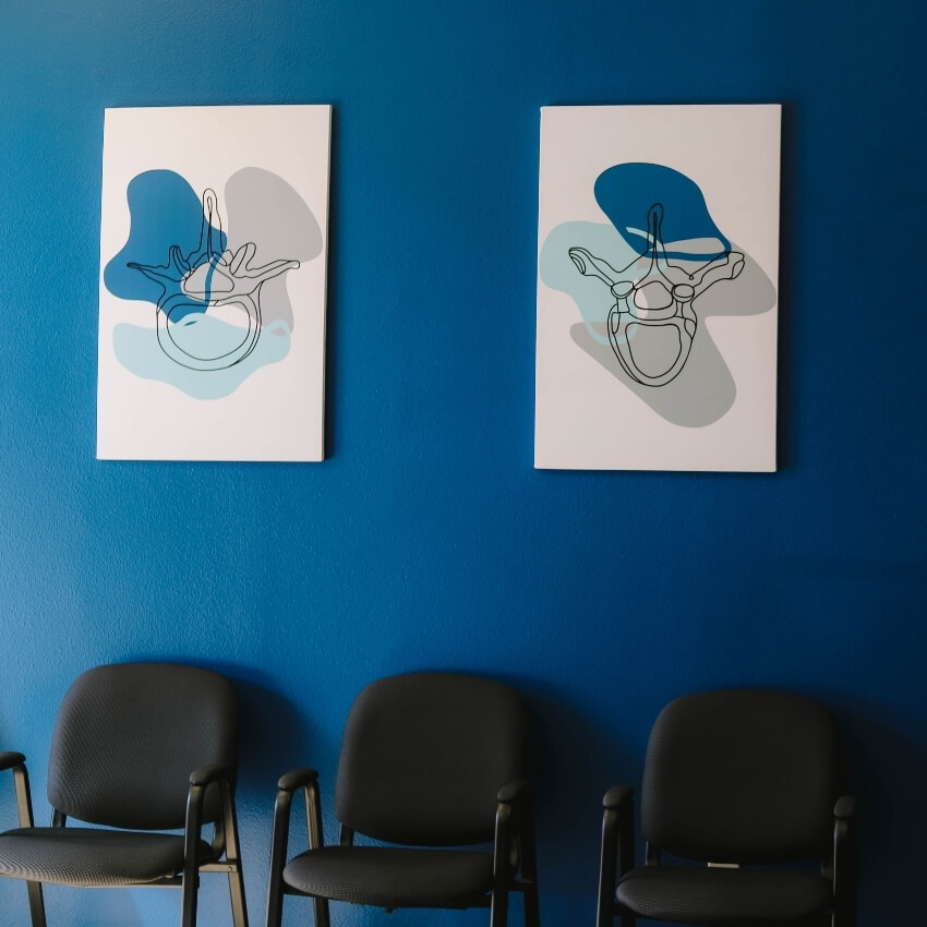 our waiting area