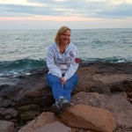 Kim at Lake Superior