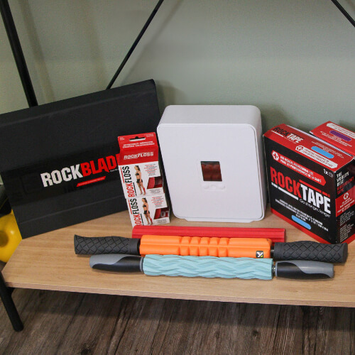 Rocktape display shelf