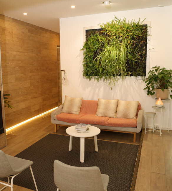 Flynn Chiro patient receiving area