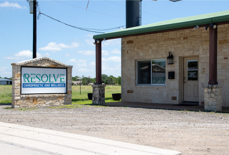 exterior of the Resolve Chiropractic and Wellness office
