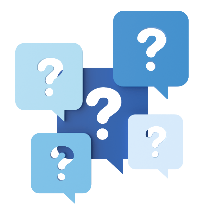 illustration of question marks
