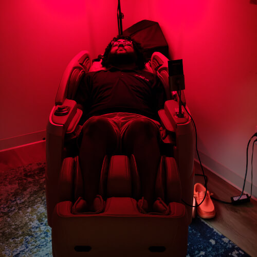 Hershey patient treated with Red Light Therapy
