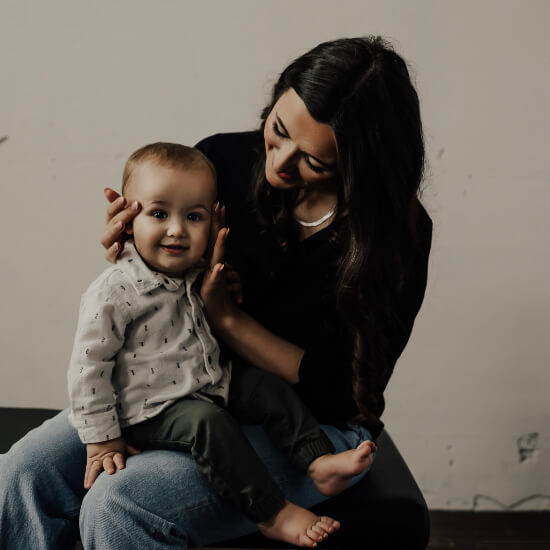 McAlester chiropractor adjusting a baby