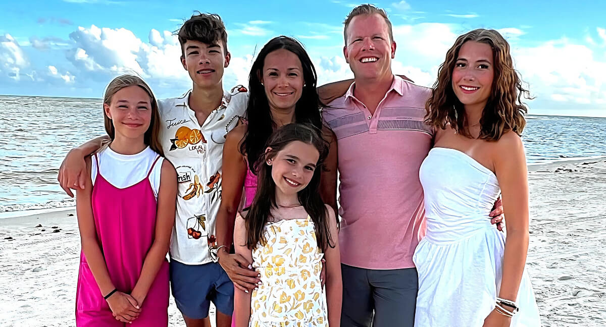 Dr. Curt Buss and his family