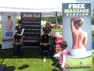 free massage event photo