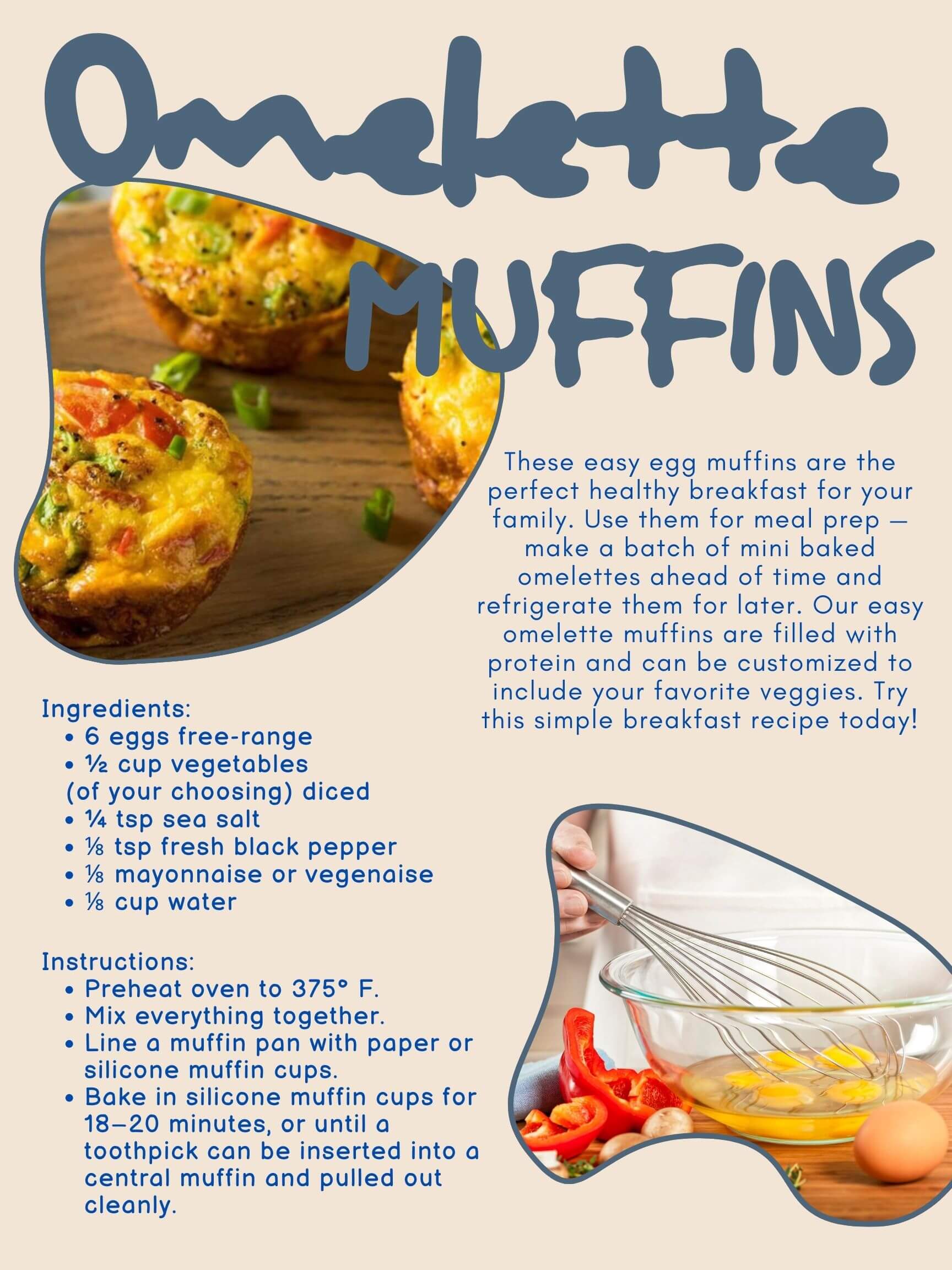 Healthy Breakfast in a Bite: Meal Prep These Easy Omelette Muffins!