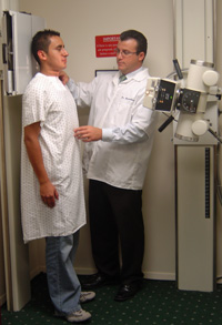 Weight bearing X-rays are performed and read on premise. Weight bearing X-rays are performed and read on premise.