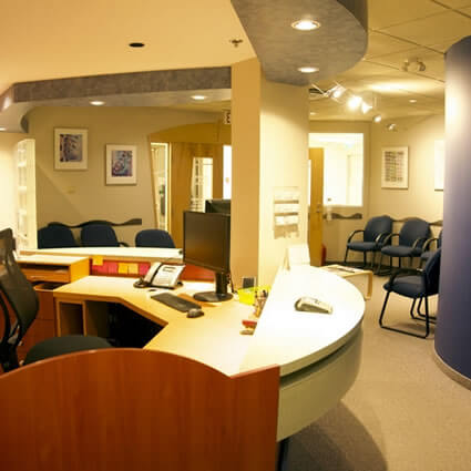 Polo Park Chiropractic Centre front desk