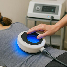 PMST therapy on back