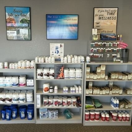 our supplement shelves