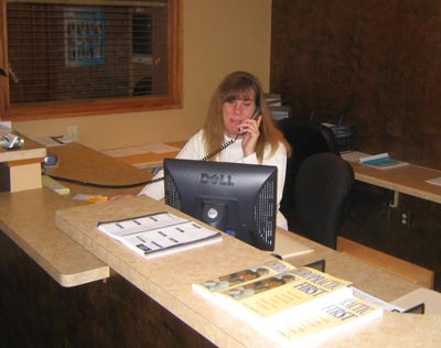 Front desk receptionist