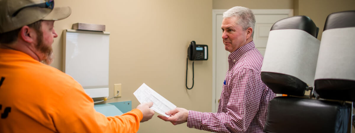 Ottawa patient in a chiropractic consultation at Ottawa Chiropractic Clinic